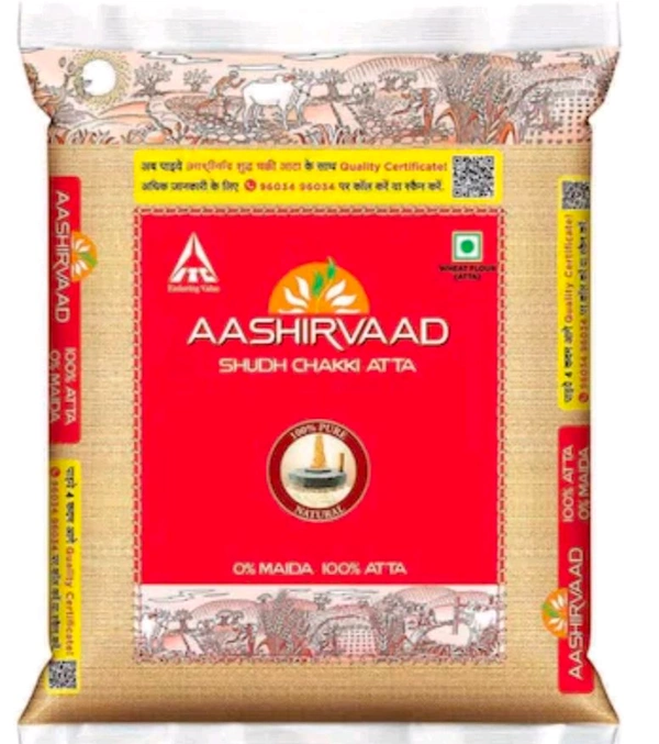 Aashirvaad Aata Jj5Kg Pv3