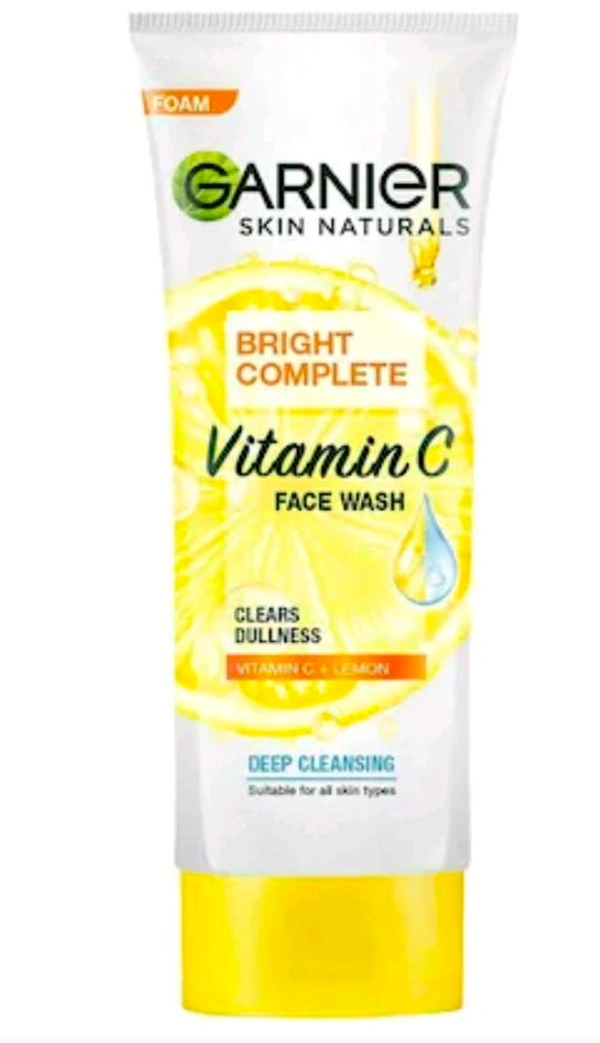 Garnier Face Wash Vitamin Si Plus Lemon Form 100 g (Tube) Pv5