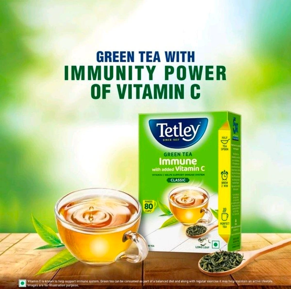 Tetley Green Tea 100 Bags Product Code-16284