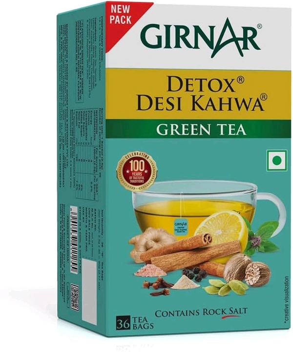 Girnar Green Tea 36 Bags PV-1. Product Code-32450