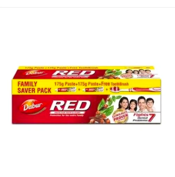 Dabar Red Past 175×2 Grm+Tooth Brush Pv10