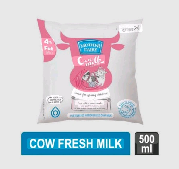 Mother Dairy Milk 500 Ml (High' Dimond)