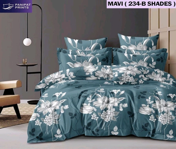 Dubbal Bedsheet With 2 Pillow GogaCottan Best Quality Summer Pv-tt🌞