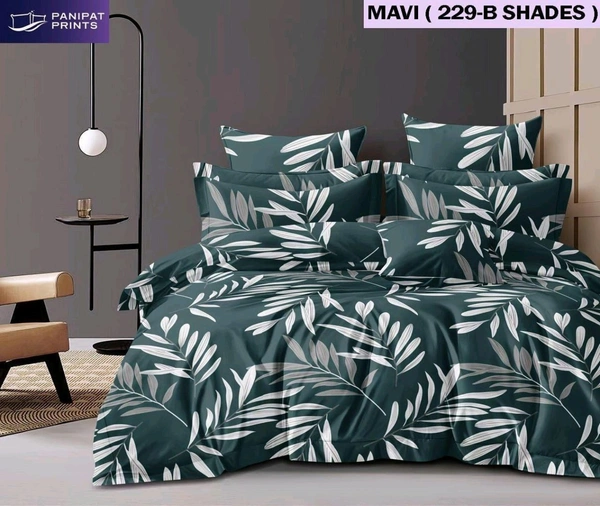 Dubbal Bedsheet With 2 Pillow GogaCottan Best Quality Summer Pv-tt🌞