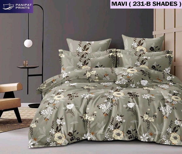 Dubbal Bedsheet With 2 Pillow GogaCottan Best Quality Summer Pv-tt🌞