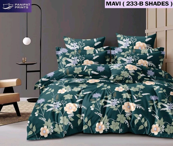 Dubbal Bedsheet With 2 Pillow GogaCottan Best Quality Summer Pv-tt🌞
