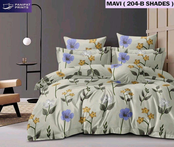 Dubbal Bedsheet With 2 Pillow GogaCottan Best Quality Summer Pv-tt🌞