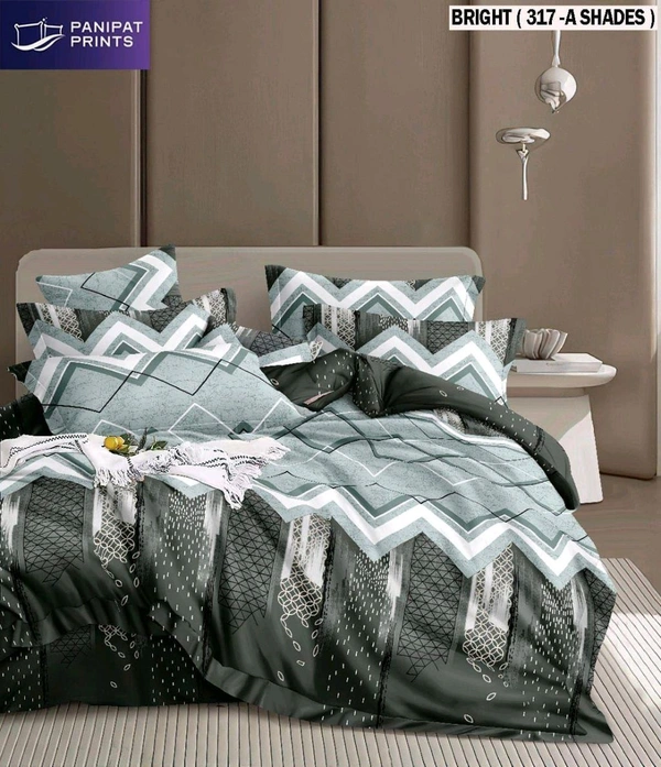 Dubbal Bedsheet With 2 Pillow 3 D Cottan Best Quality Summer Pv-t🌞