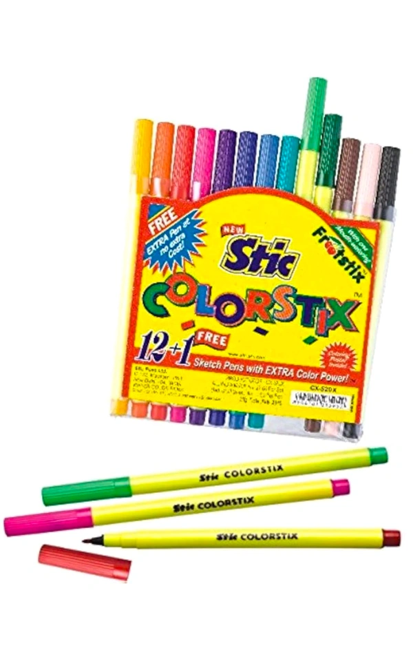 Stic Colour 12 Pcs Pv-E