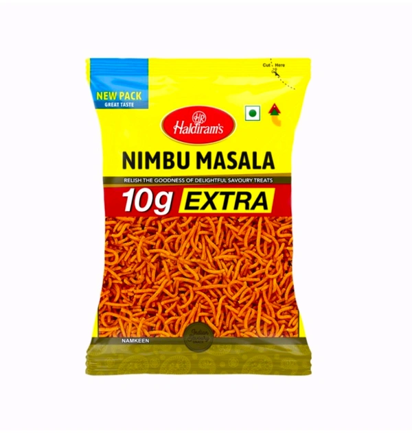 Haldiram Nimbu Masala Namkeen PvA 2 PKT MRP 10 