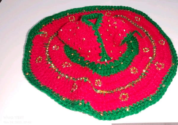 Laddu Gopal Ji Ke Dress With Cap Winter NO 5