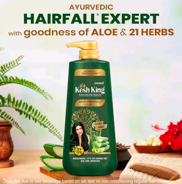 Kesh King Jp Hairfall Ayurvedic Shampoo 600 Ml Pv J