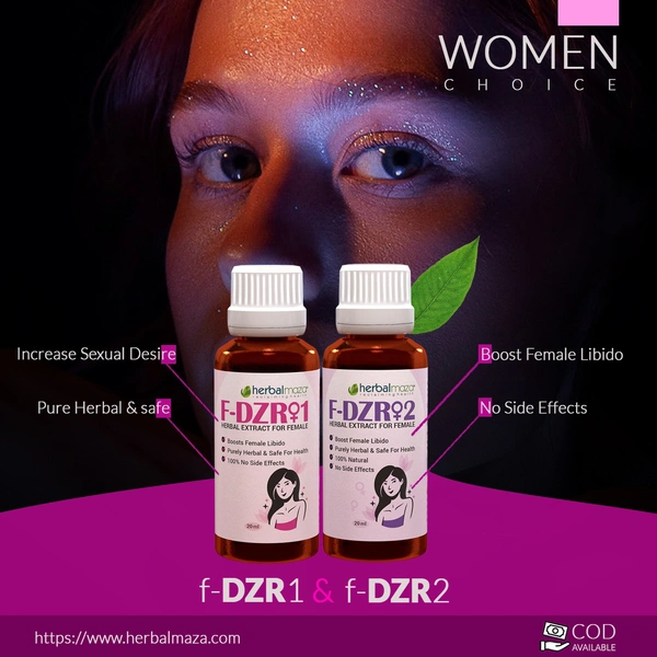 Female Arousal F-DZR01 and F-DZR02 - Boost Female Libido