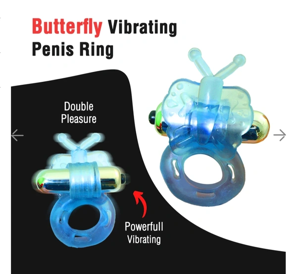 Butterfly Penis Ring for Extra Time & Pleasure