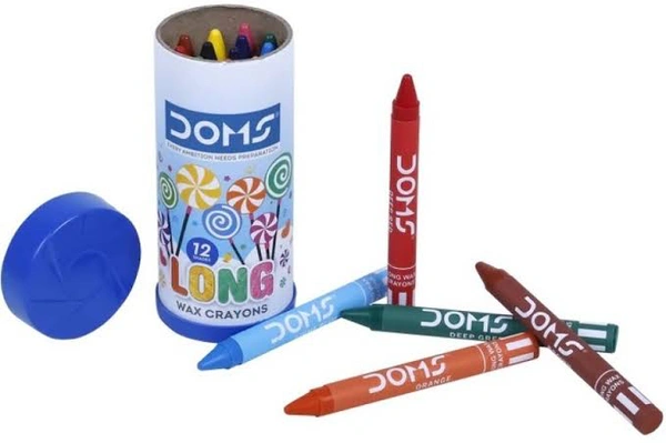 Doms 12 Shades Long Wax Colour 