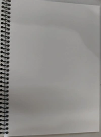 Kasto Notebook  Spiral Notebook Unruled - A4, White