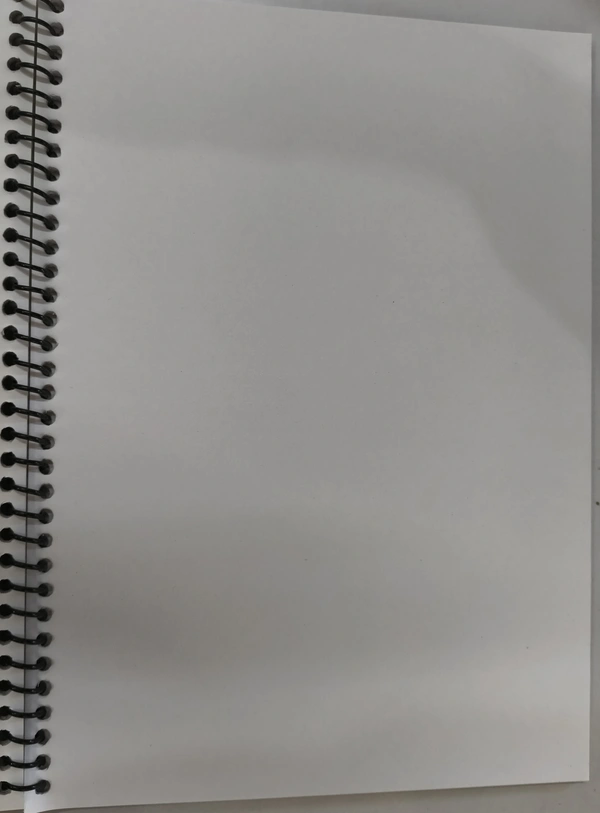 Kasto Notebook  Spiral Notebook Unruled - A4, White