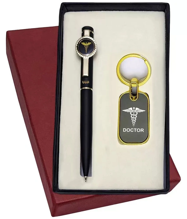 Doctors Pen And Golden Keychain 