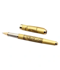 Tirupati Balaji Pen And Keychain Set - Blue