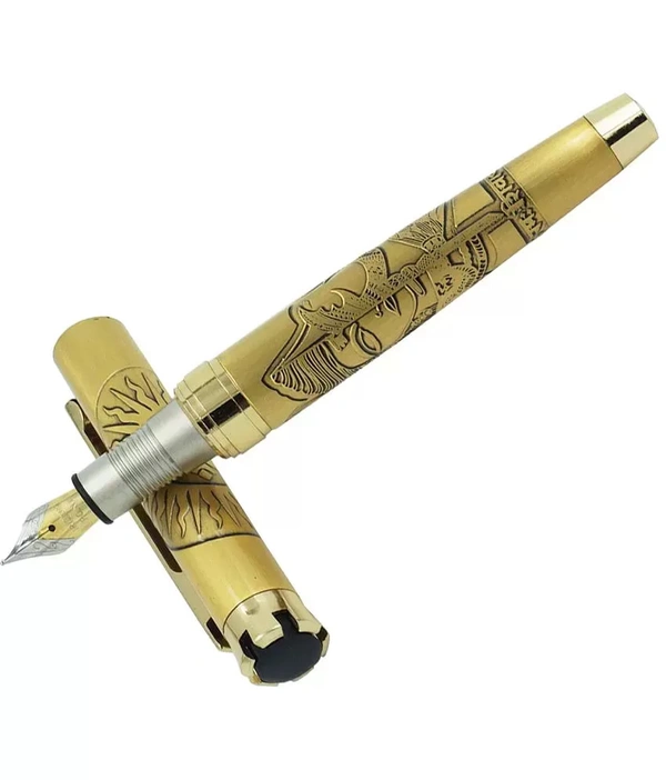 Lord Shiva Engraved Ball Pen