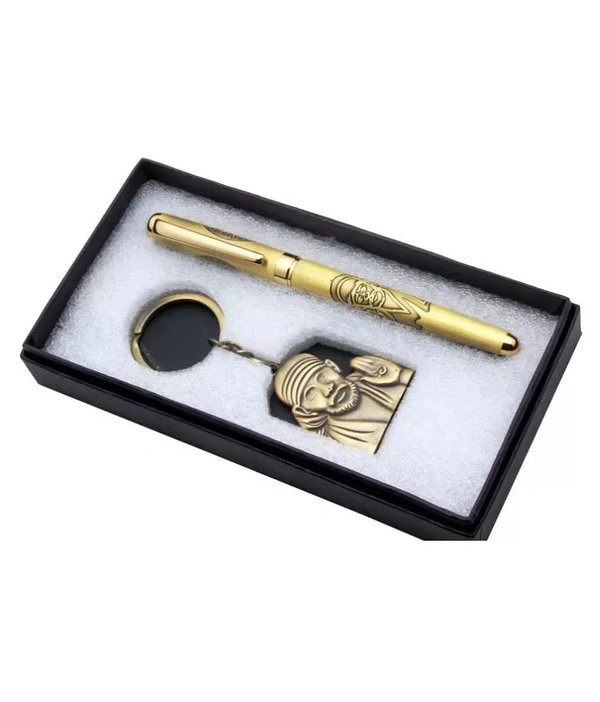 Shree Sai Baba Pen And Keychain 