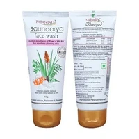 patanjali saundarya face wash - 100g