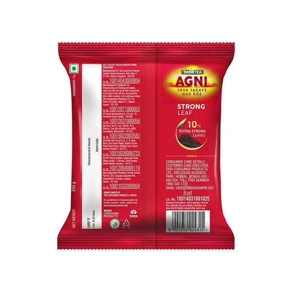 Tata Tea Agni Special Blend Tea - 250g