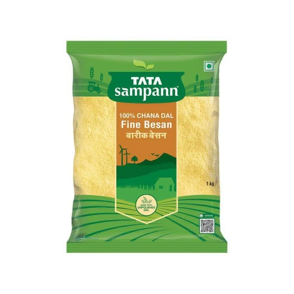 Tata Sampann 100% Chana Dal Fine Besan/Gram Flour - 1kg