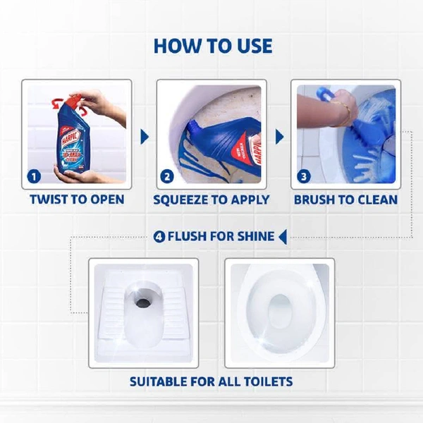 Harpic Disinfectant Liquid Toilet Cleaner - (Original) - 500ltr