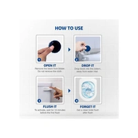 Harpic Flushmatic In-Cister Toilet Cleaner Block (Marine) - 100g