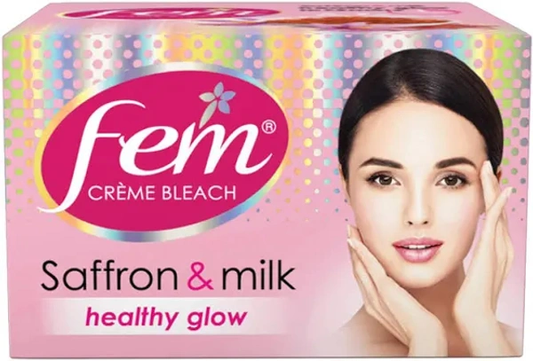 Fem Creme Bleach Saffron & Milk - 40g