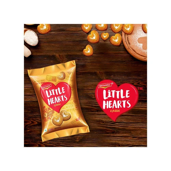 Britannia Little Hearts Classic Biscuit - 75g
