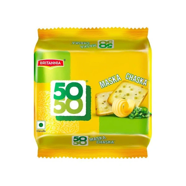 Britannia 5050 Maska Chaska Sweet & Salty Biscuits - 105g