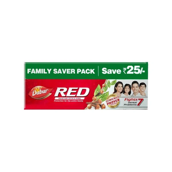 Dabur Red Toothpaste - Family Saver Pack - 500g