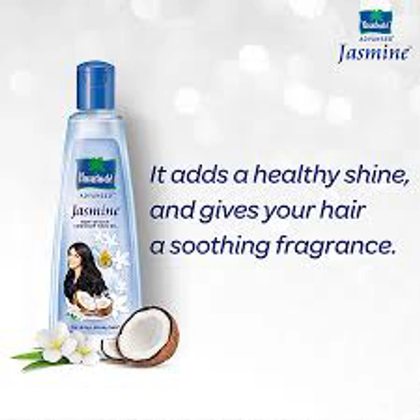 Parachute Advansed Jasmine Coconut Hair Oil With Vitamin E For Healthy Shiny Hair, Non-Sticky, - 100ml
