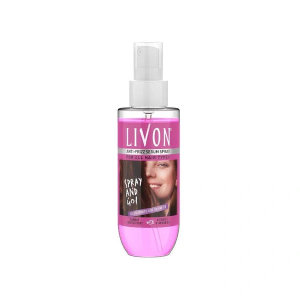 Livon Anti-Frizz Hair Serum (For Rough & Dry Hair) - 100ml