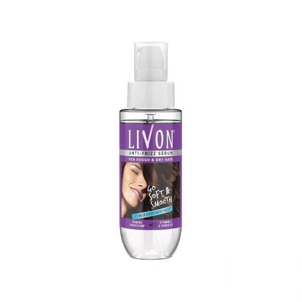Livon Anti-Frizz Hair Serum (For Rough & Dry Hair) - 100ml