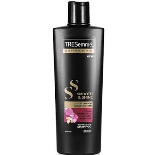 TRESemme Smooth & Shine Shampoo, With Vitamin H & Silk Protein, For Salon Silky Smooth Hair, Provides Moisture & Shine, - 85ml