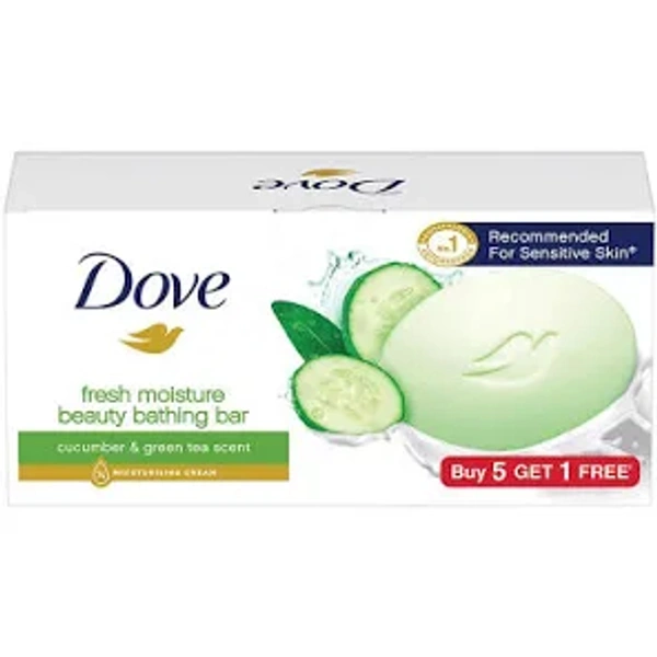 Dove Fresh Moisture Cucumber &Green Tea - Buy 5 Get 1 Free