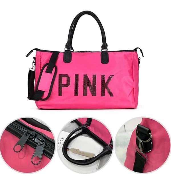 Cabin Duffle Bag  - Hot Pink, Polyester , Standard Cabin