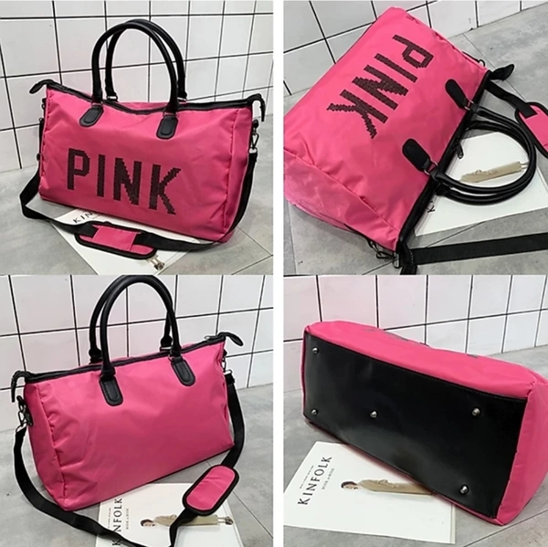 Cabin Duffle Bag  - Hot Pink, Polyester , Standard Cabin
