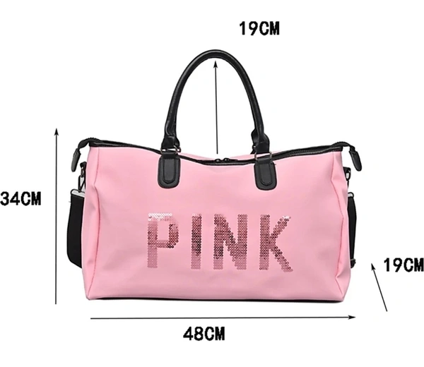 Cabin Duffle Bag  - Pink, Polyester , Standard Cabin