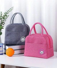 Lunch Box Bag Insulated  - 𝑷𝒊𝒏𝒌, 𝑺𝒕𝒂𝒏𝒅𝒂𝒓𝒅, 𝑷𝒐𝒍𝒚𝒆𝒔𝒕𝒆𝒓