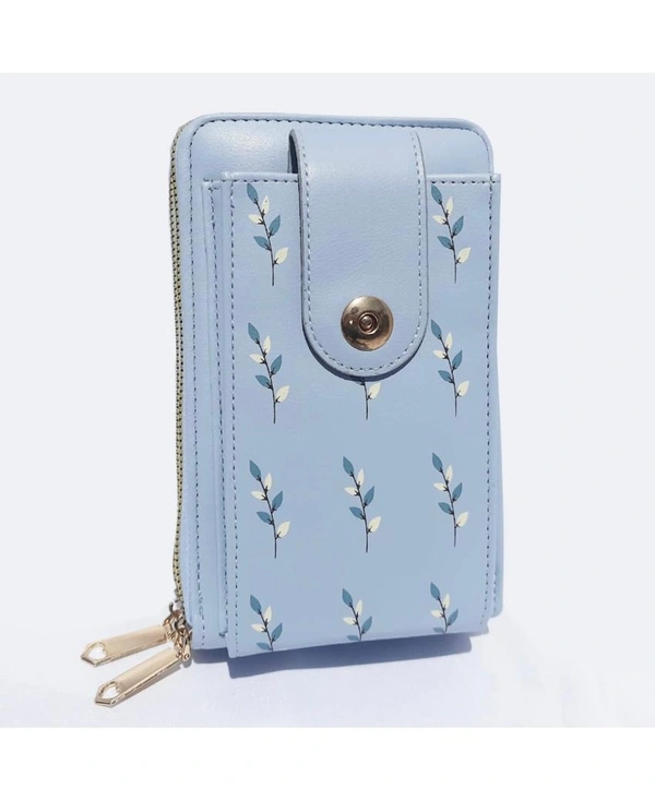 Eleen Mobile Sling Bag - Glacier, PU Leather, 18*12*8