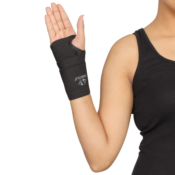Nebula Orthosys ELASTIC THUMB WRIST BRACE - Universal, Black