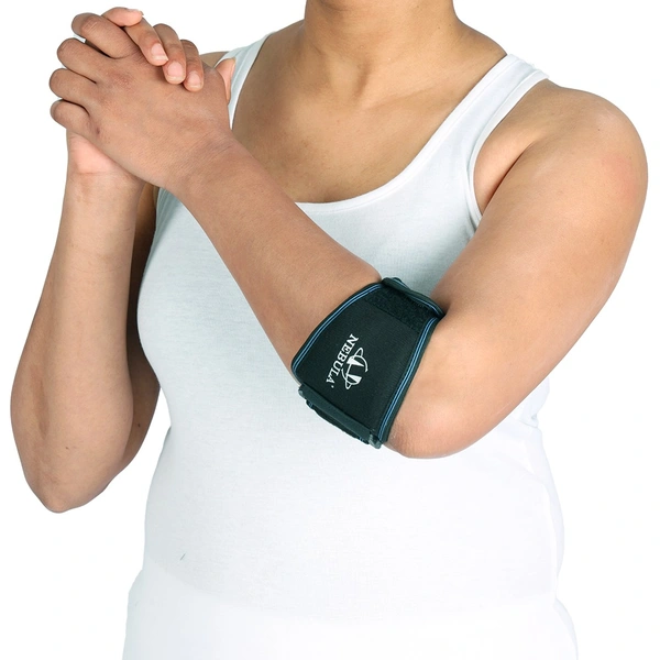Nebula Orthosys TENNIS ELBOW BRACE WITH PAD - Universal, Black