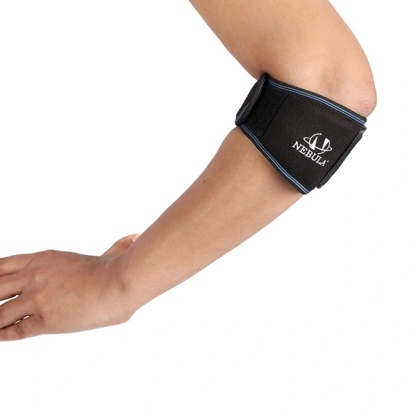 Nebula Orthosys TENNIS ELBOW BRACE WITH GEL PAD - Universal, Black