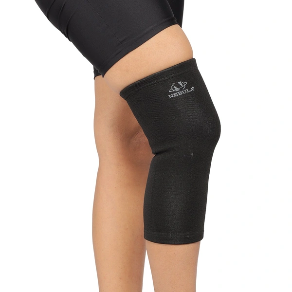 Nebula Orthosys ELASTIC 4 WAY KNEE SUPPORT LONG (PAIR) - Large, Gray