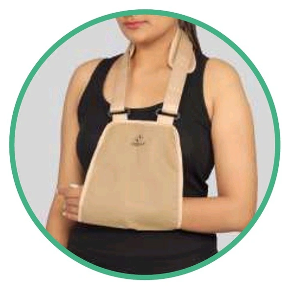 Nebula Orthosys ARM SUPPORT DELUXE (NON WOVEN 100 GSM) - Pediatric, Cream