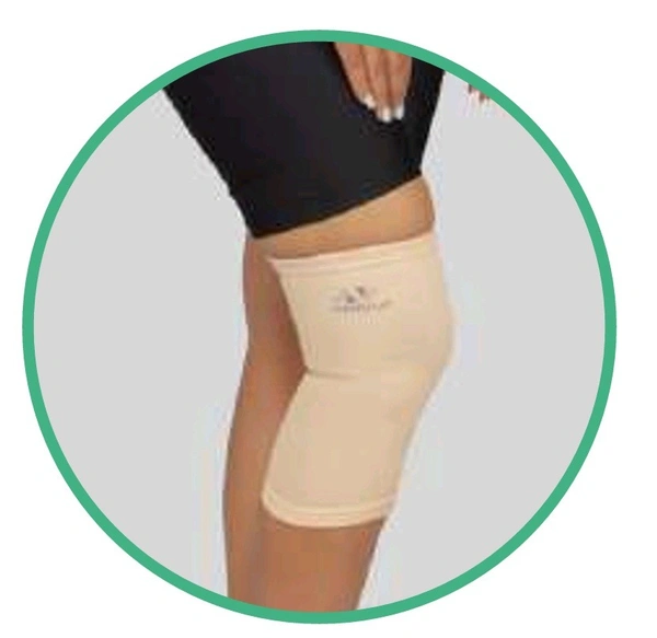 Nebula Orthosys ELASTIC 4 WAY KNEE SUPPORT (PAIR) - Large, Cream